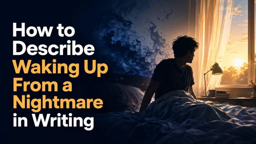 How To Describe Waking Up From A Nightmare In Writing