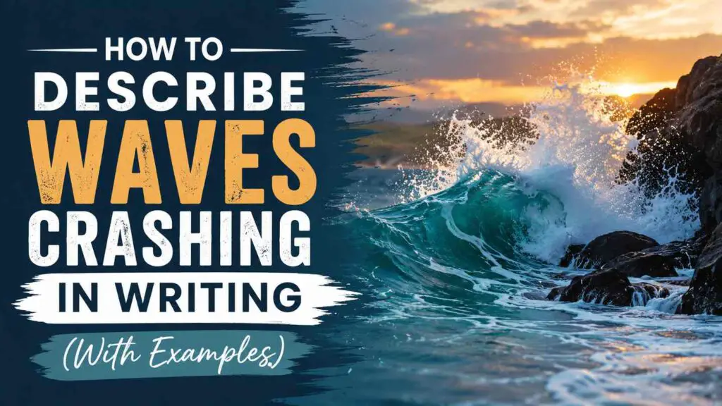 How To Describe Waves Crashing In Writing