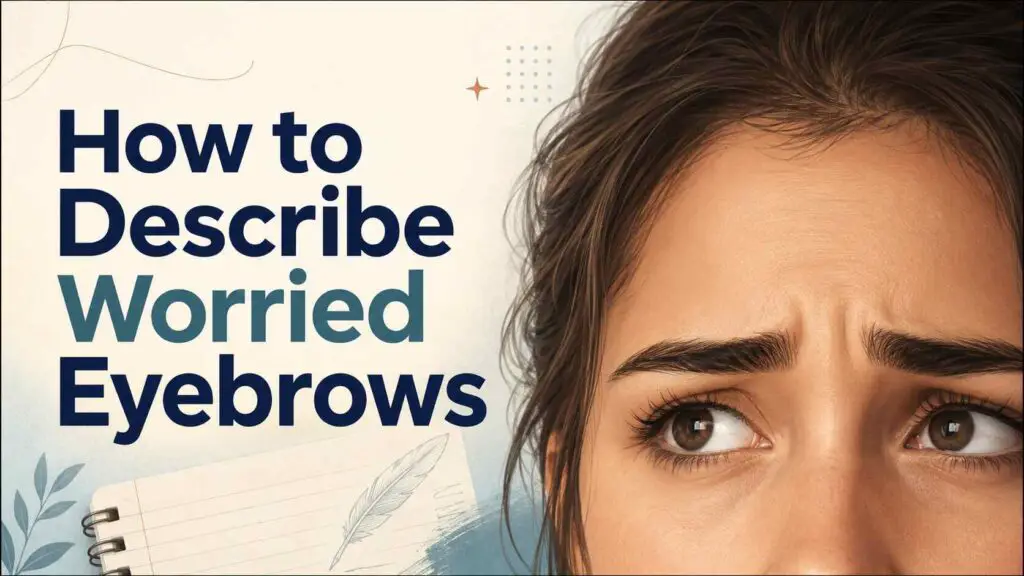How To Describe Worried Eyebrows