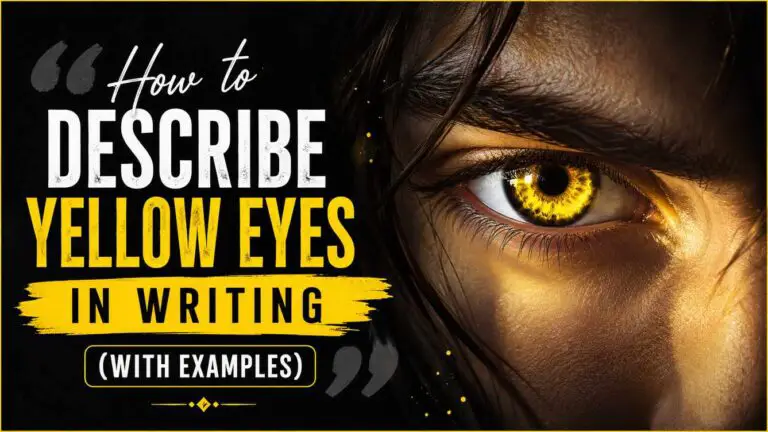 How to Describe Yellow Eyes in Writing (With Examples)