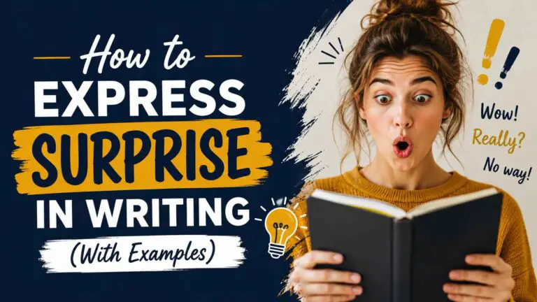 How to Express Surprise in Writing (With Examples)