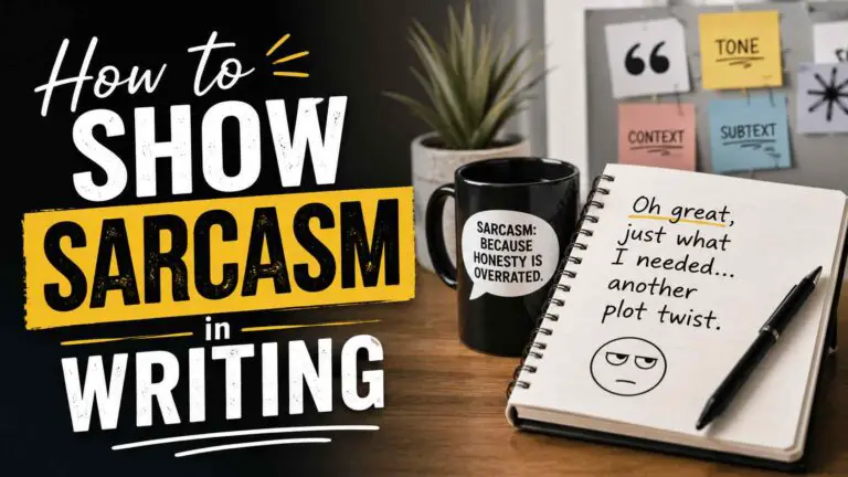 How to Show Sarcasm in Writing