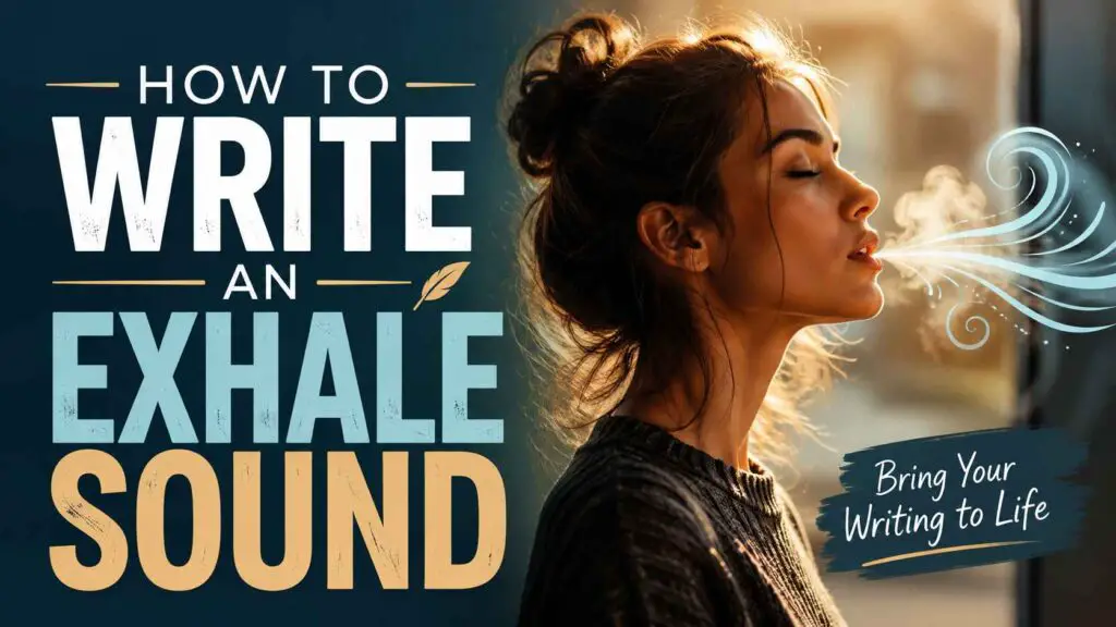 How To Write An Exhale Sound