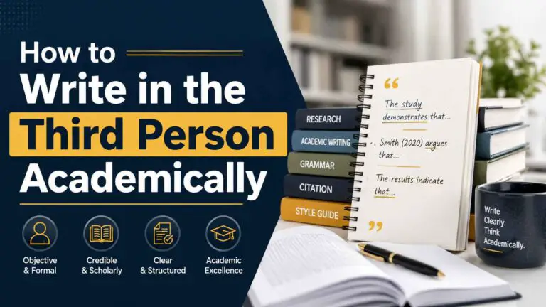 How to Write in the Third Person Academically