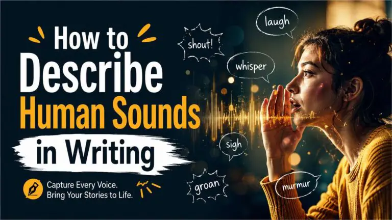 How to Describe Human Sounds in Writing