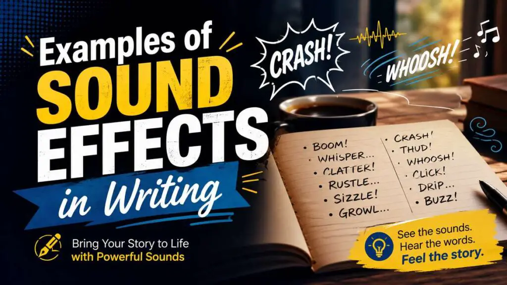 Sound Effects In Writing Examples