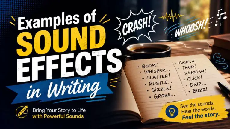 Examples of Sound Effects in Writing 