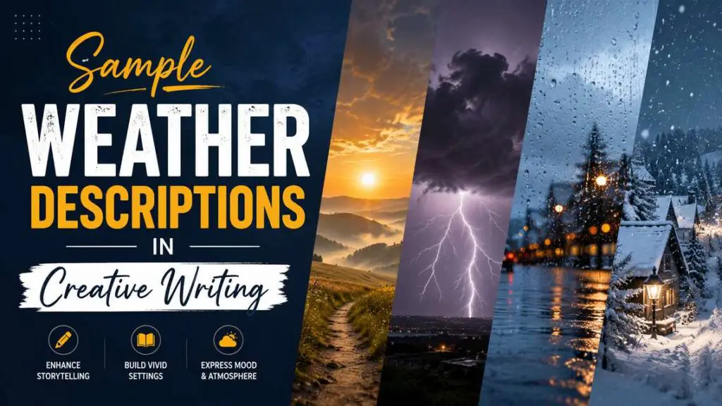 Weather Description Creative Writing