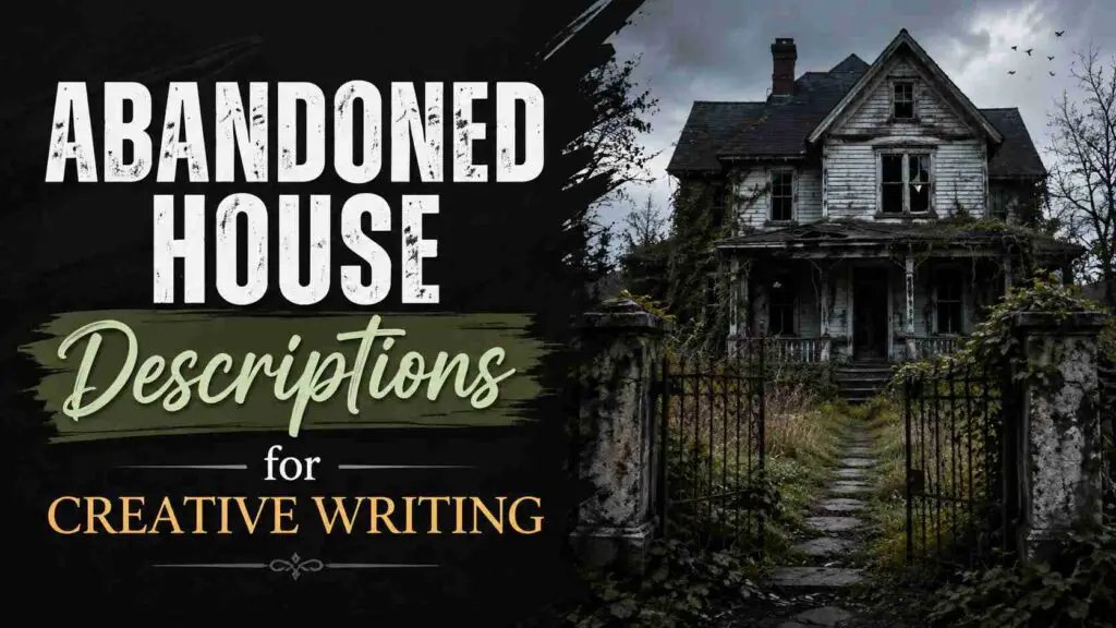 Abandoned House Description Creative Writing
