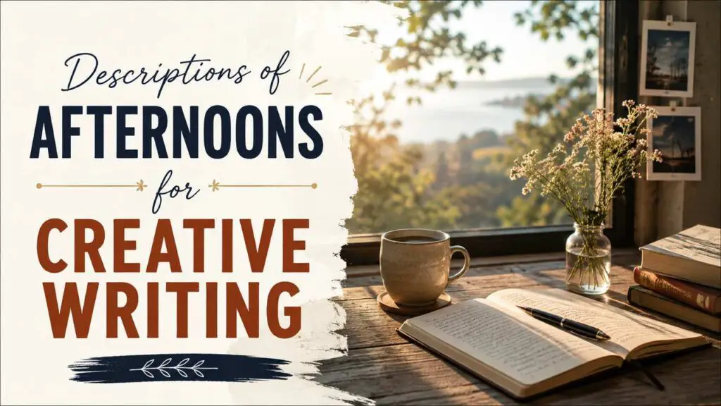 Afternoon Description Creative Writing