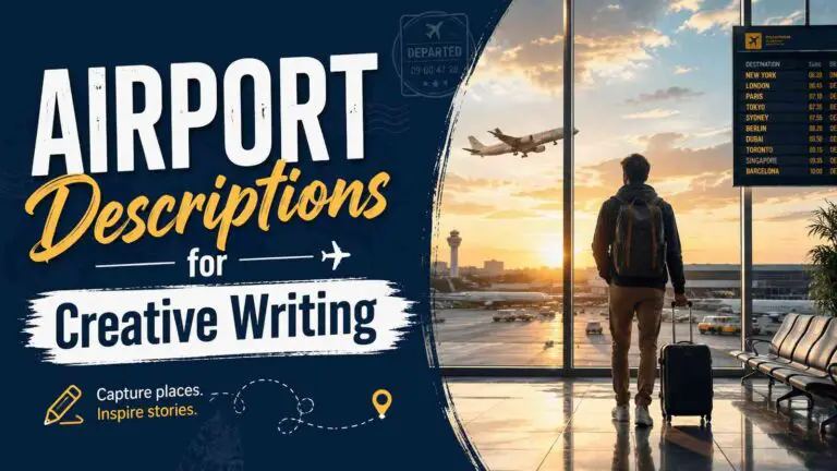 Airport Descriptions for Creative Writing
