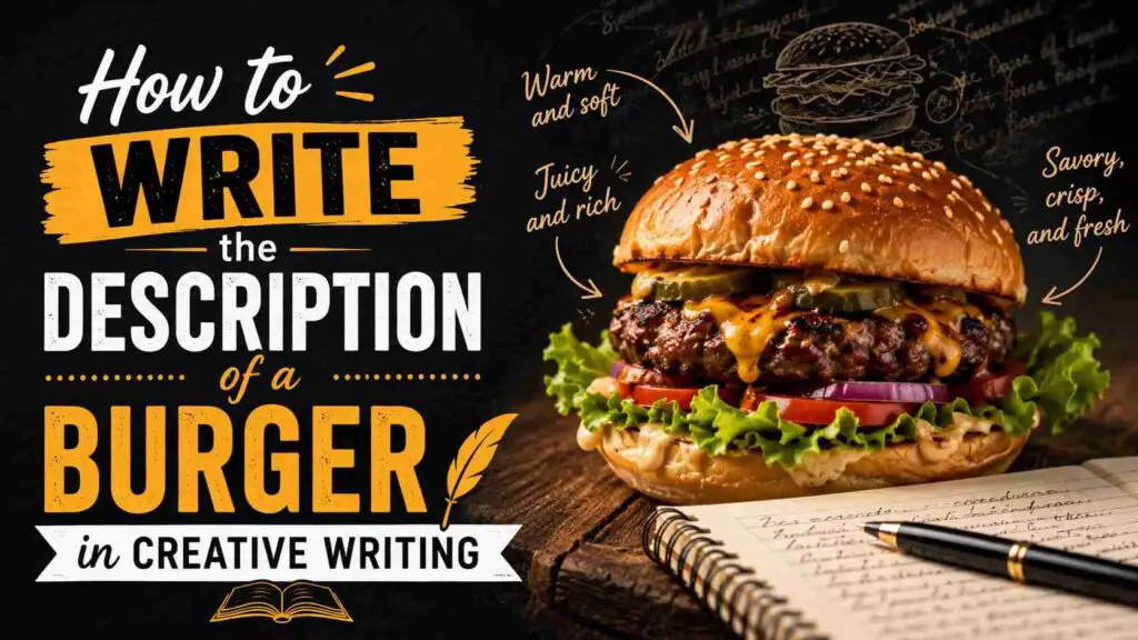 Burger Description Creative Writing