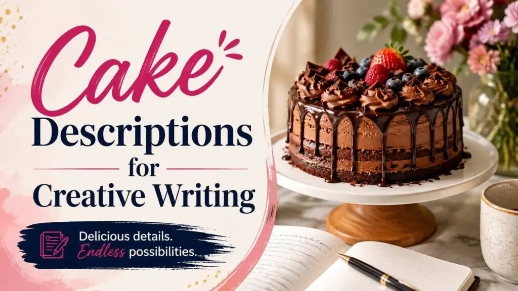 Cake Description Creative Writing