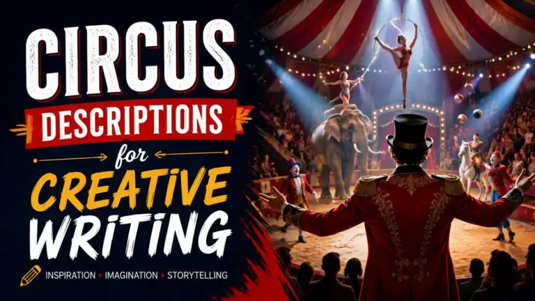 Circus Descriptions for Creative Writing