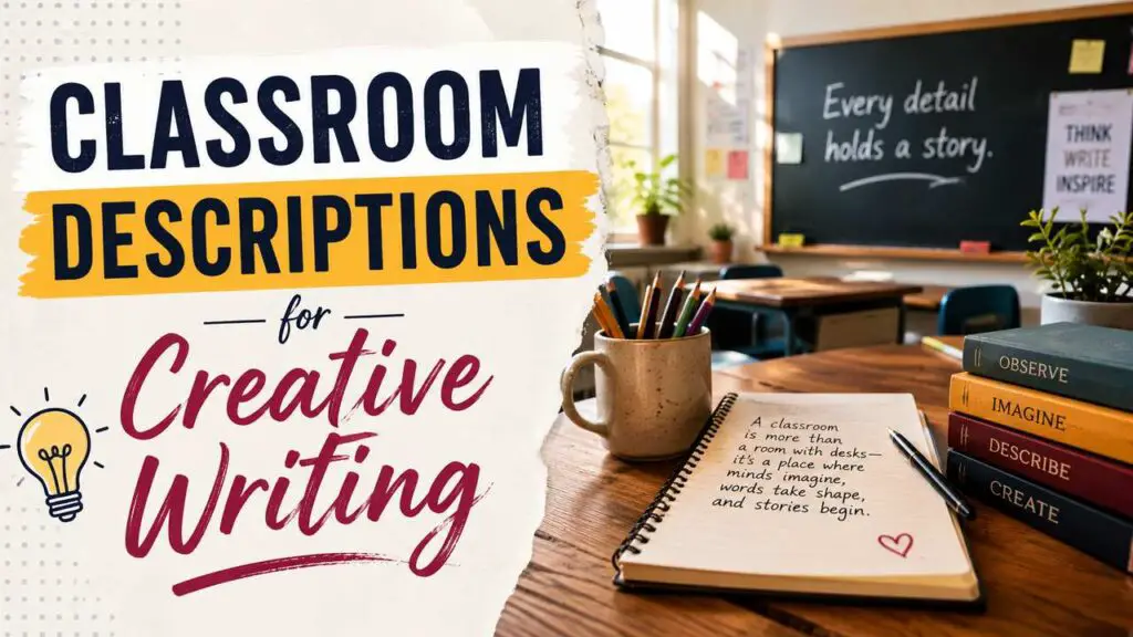 Classroom Description Creative Writing