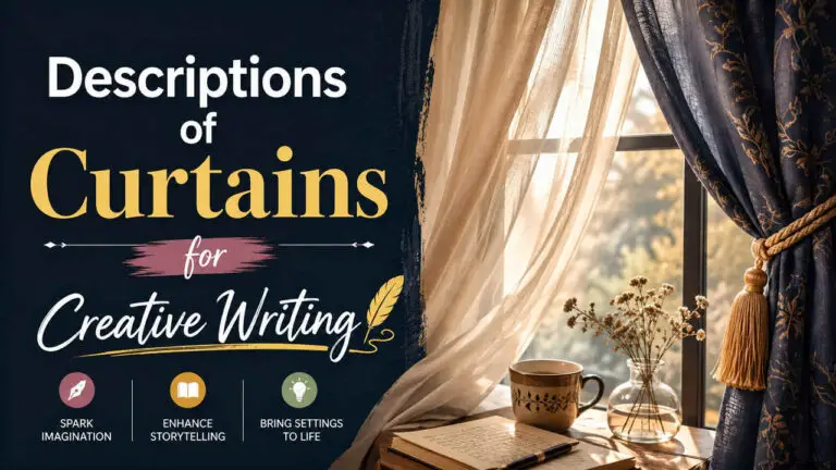 Descriptions of Curtains for Creative Writing