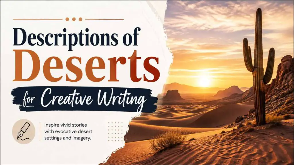Desert Description Creative Writing