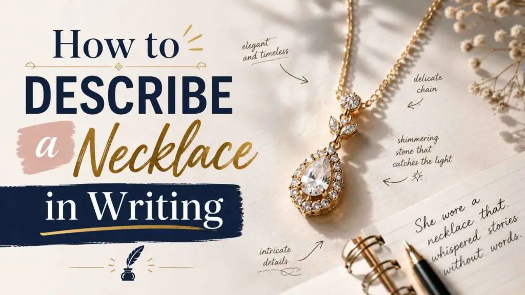 How To Describe A Necklace In Writing