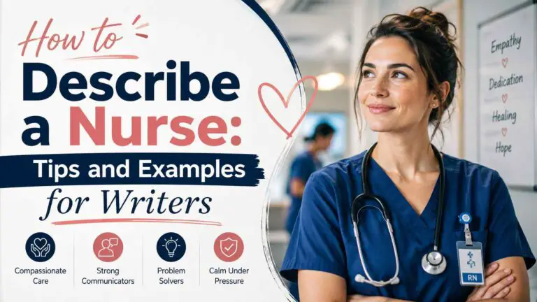 How to Describe a Nurse: Tips and Examples for Writers