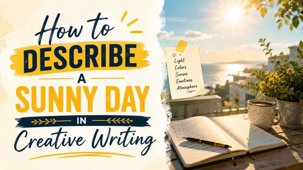 How To Describe A Sunny Day In Creative Writing