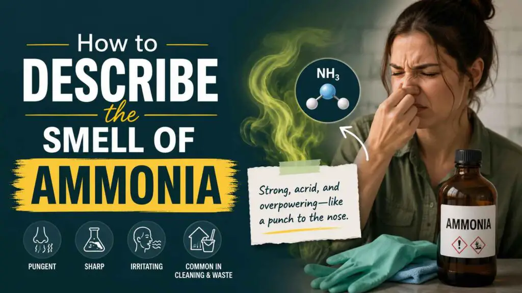 How To Describe The Smell Of Ammonia