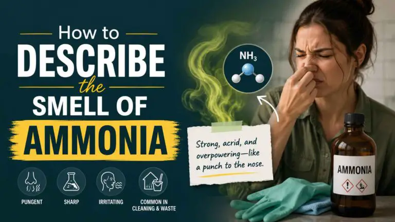 How To Describe The Smell Of Ammonia