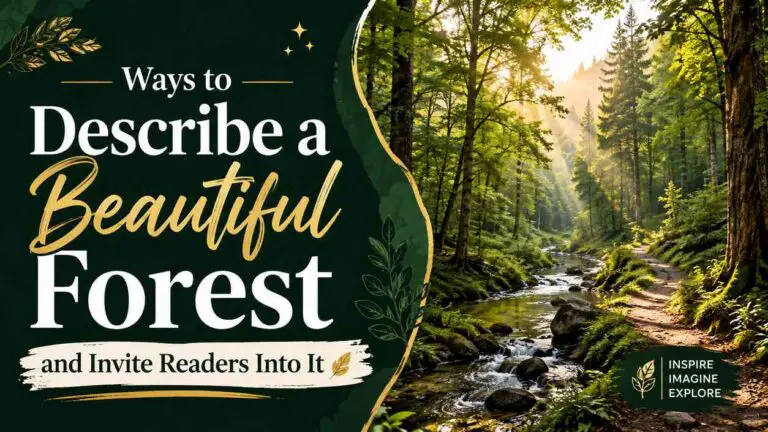 Ways to Describe a Beautiful Forest and Invite Readers Into It