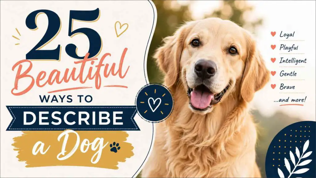 Ways To Describe A Dog