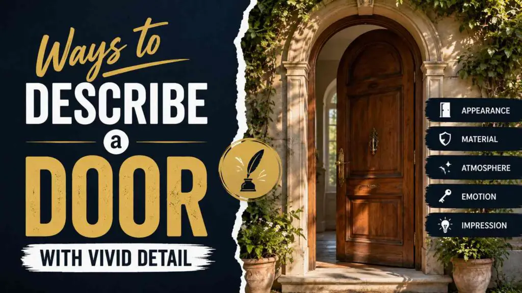 Ways To Describe A Door