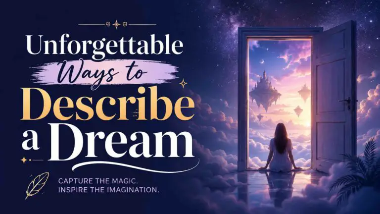 Unforgettable Ways to Describe a Dream