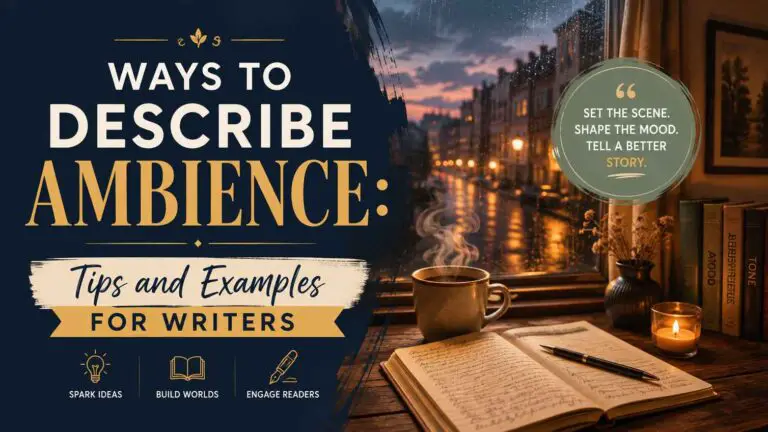 Ways to Describe Ambience: Tips and Examples for Writers