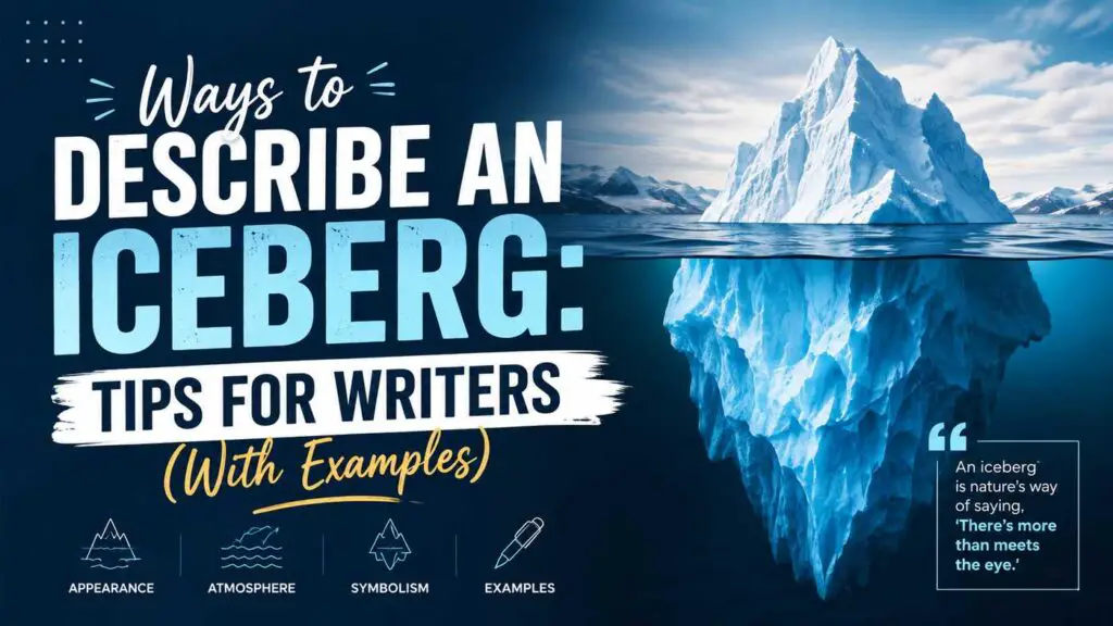 Ways To Describe An Iceberg