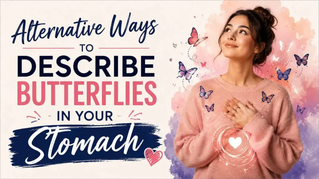 Ways To Describe Butterflies In Your Stomach