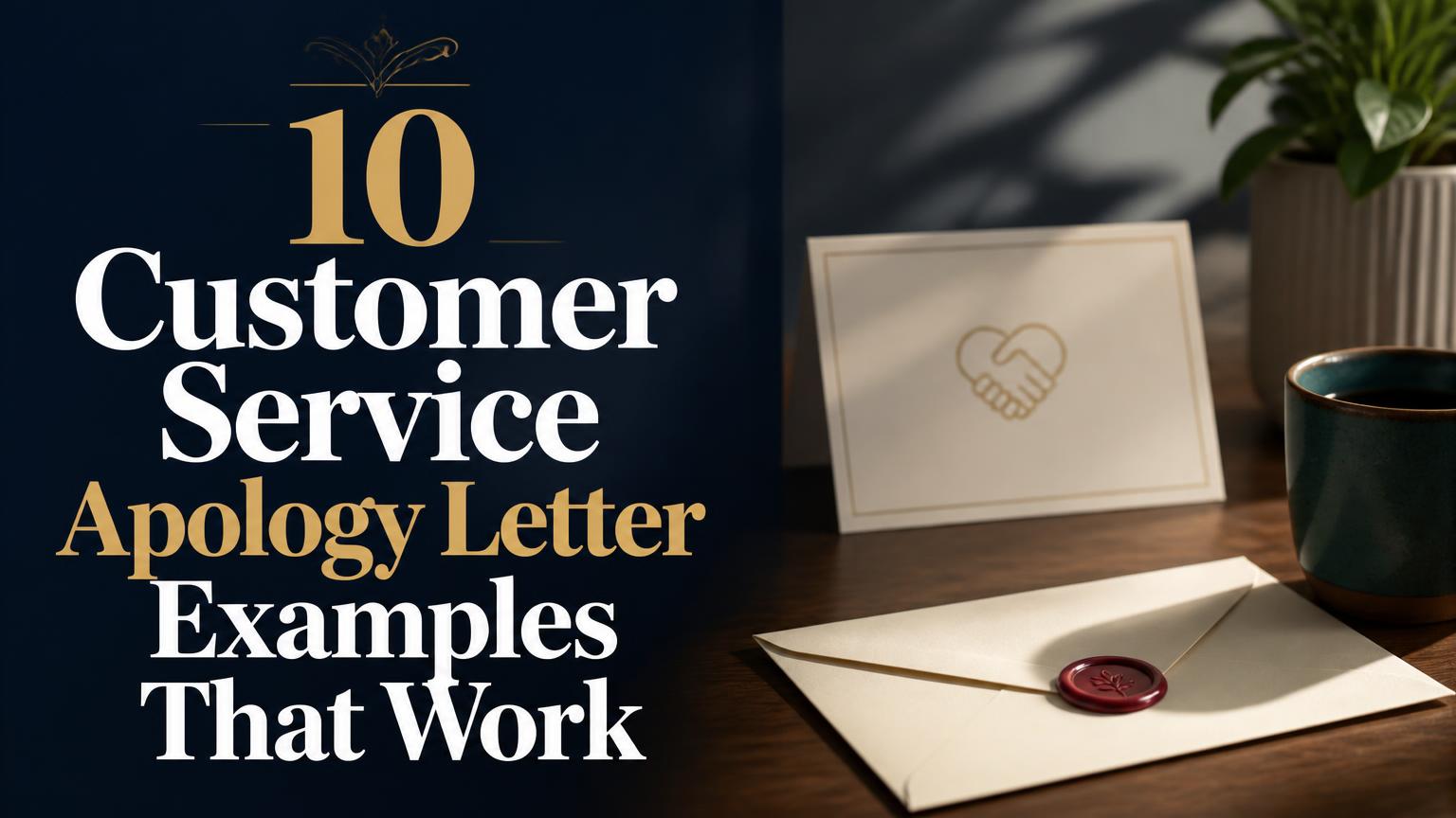 Apology Letter Customer Service