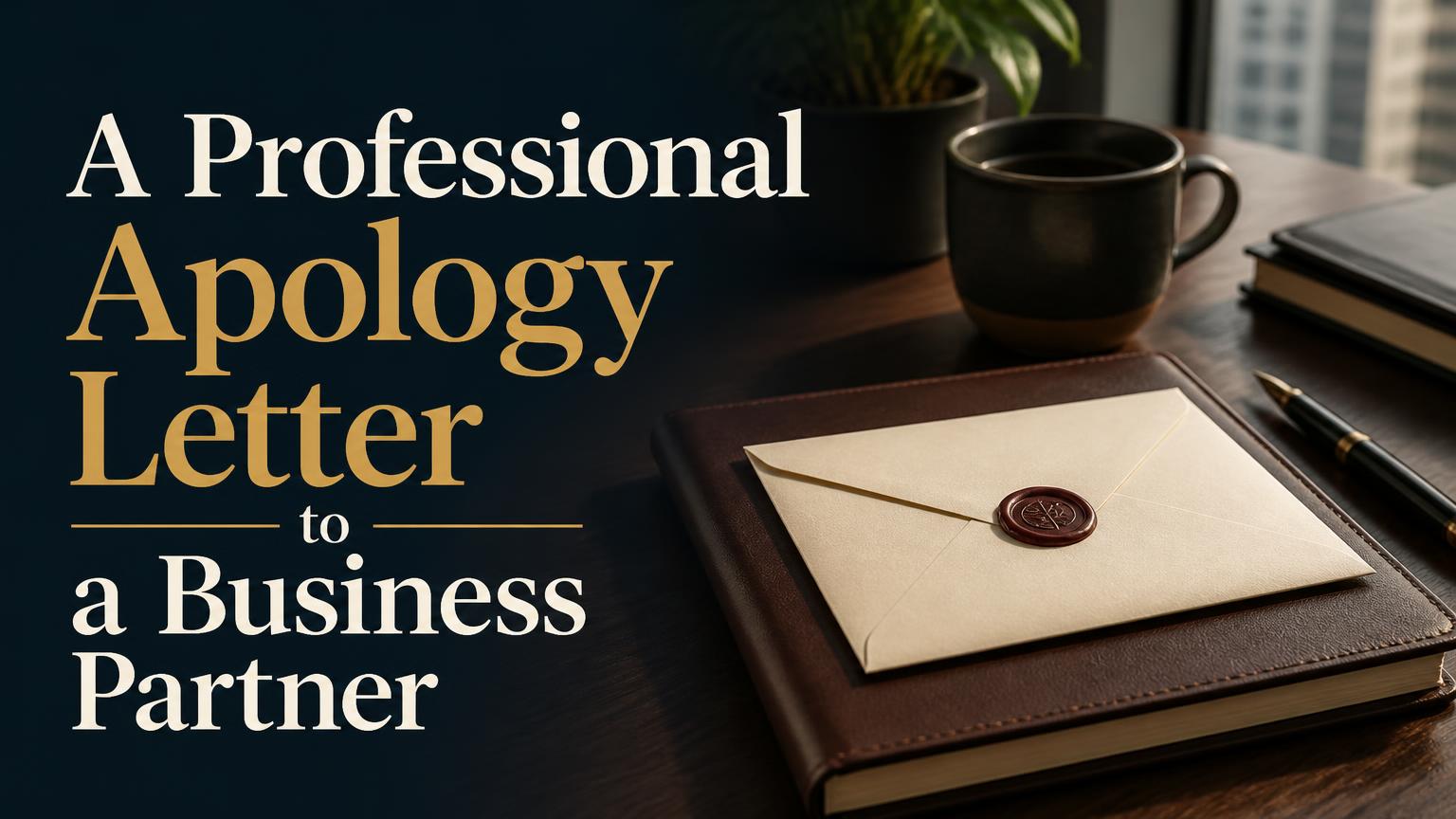 Apology Letter to Business Partner