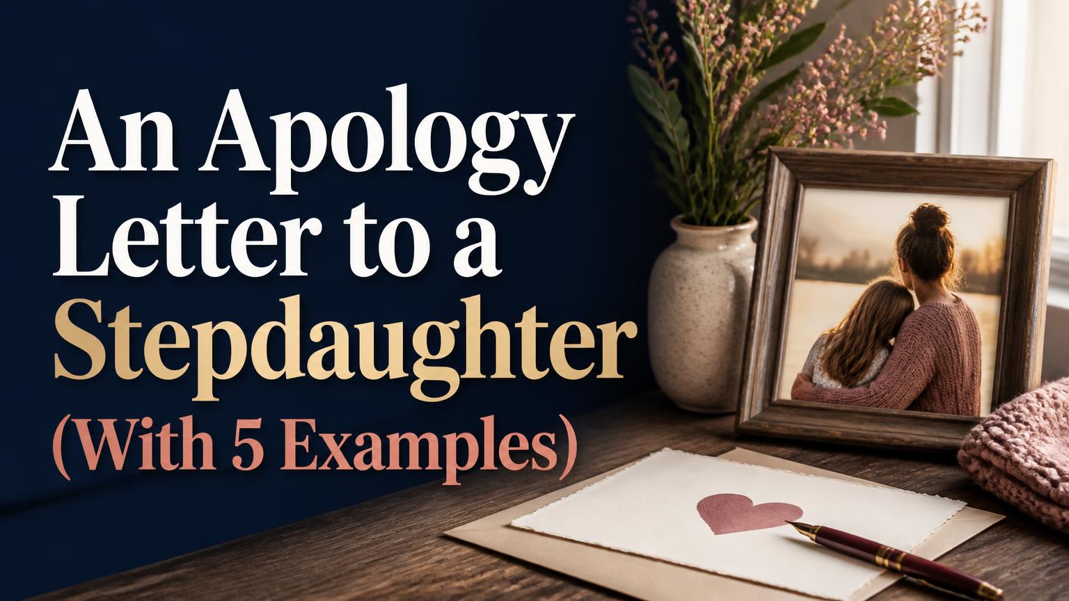 Apology Letter to Stepdaughter