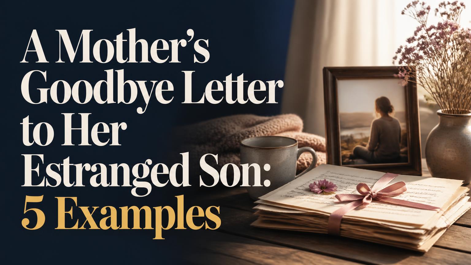 Goodbye Letter to Estranged Son From Mother