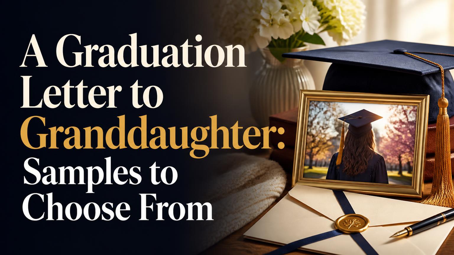 Graduation Letter to Granddaughter
