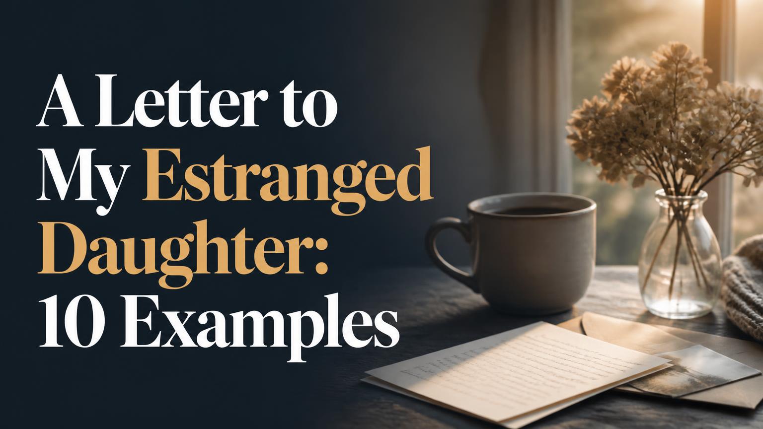 Letter to My Estranged Daughter
