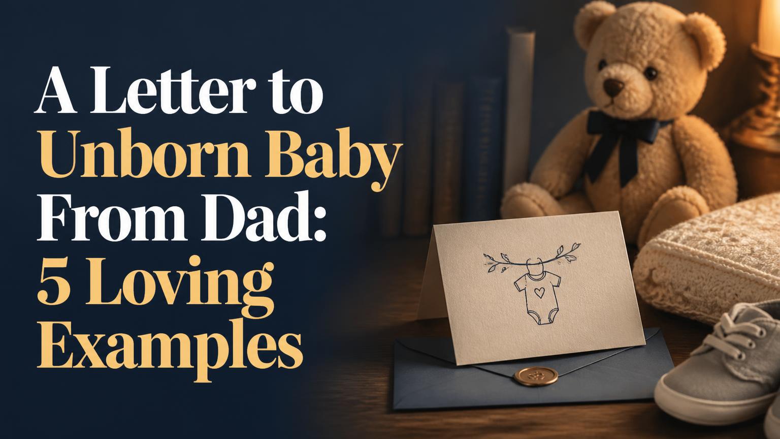 Letter to Unborn Baby From Dad