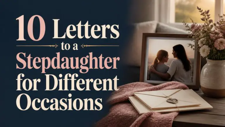 10 Letters to a Stepdaughter for Different Occasions