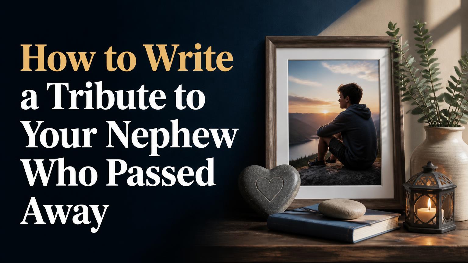 Tribute to My Nephew Who Passed Away